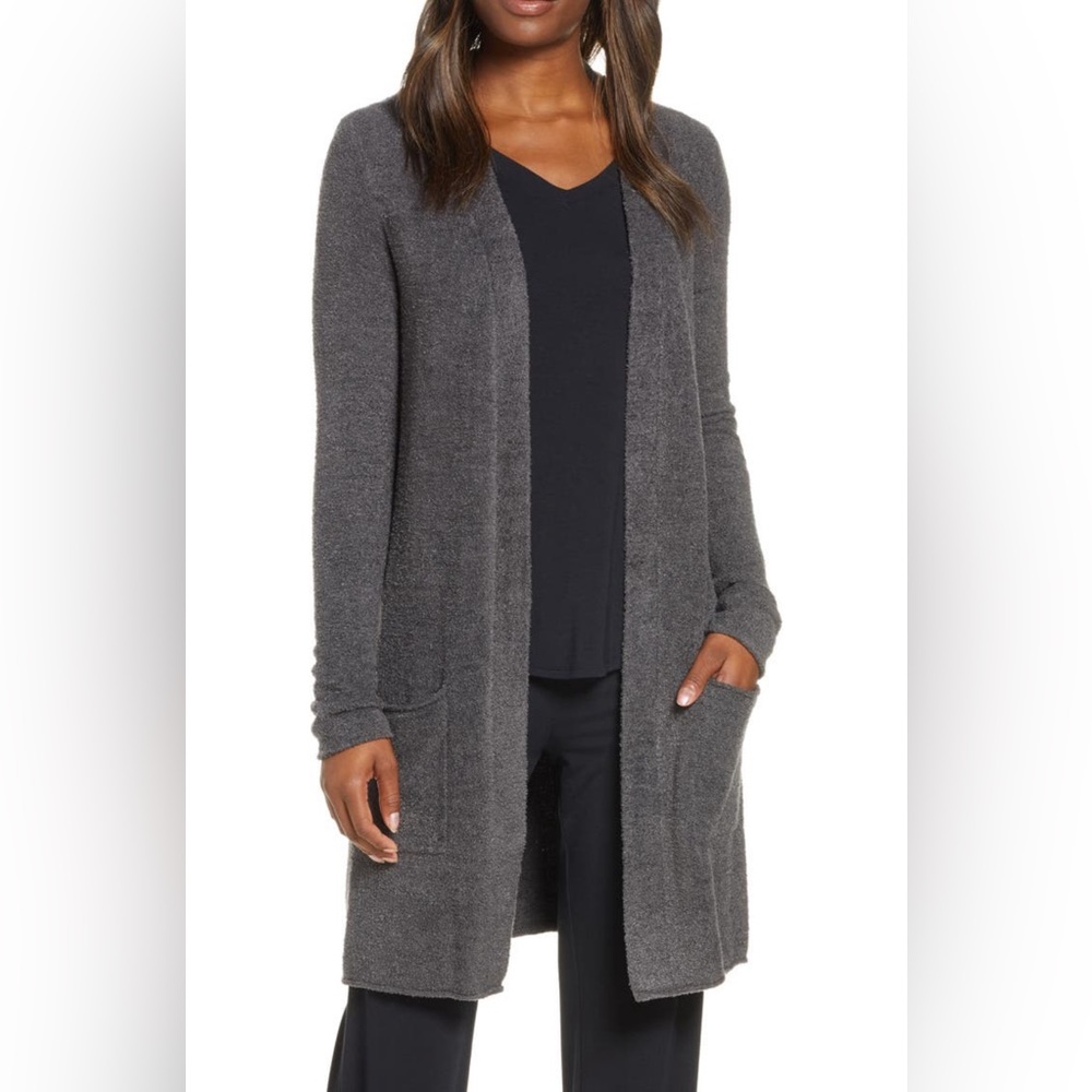 Barefoot Dreams Hooded Open Front Robe